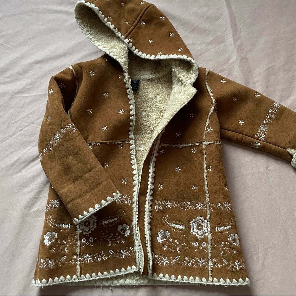 baby gap embroidered coat